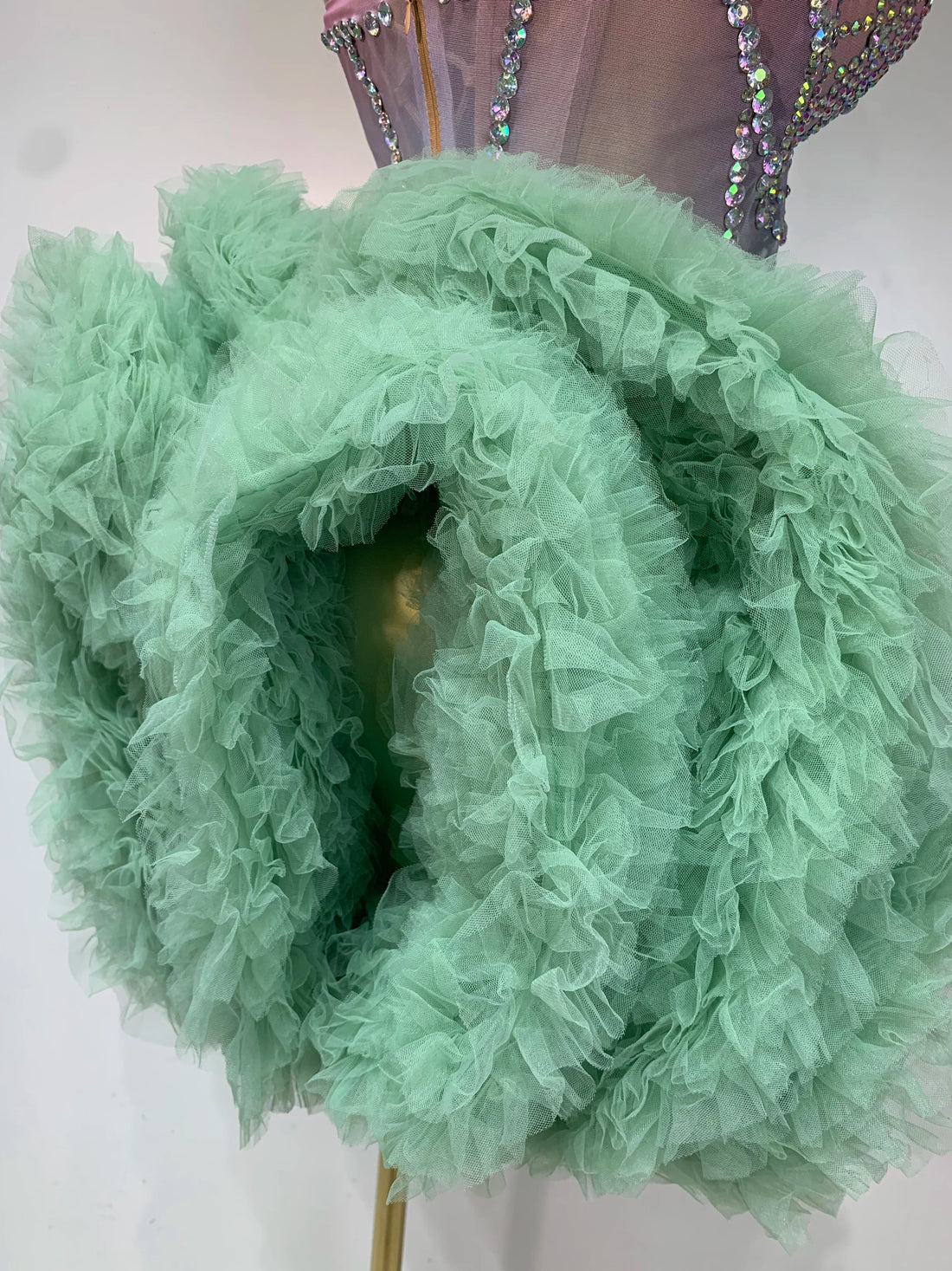 Sweetheart Sequin Ruffle Mini Dress