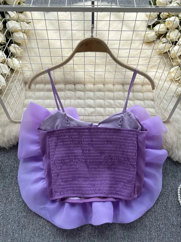 3D Rose Crop Top - Festigal