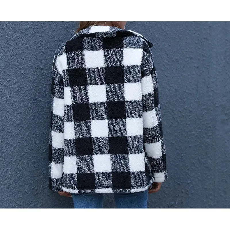 Warm Up Plaid Jacket - Festigal
