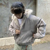 Men's Faux Fur Lined Bomber Jacket - Festigal