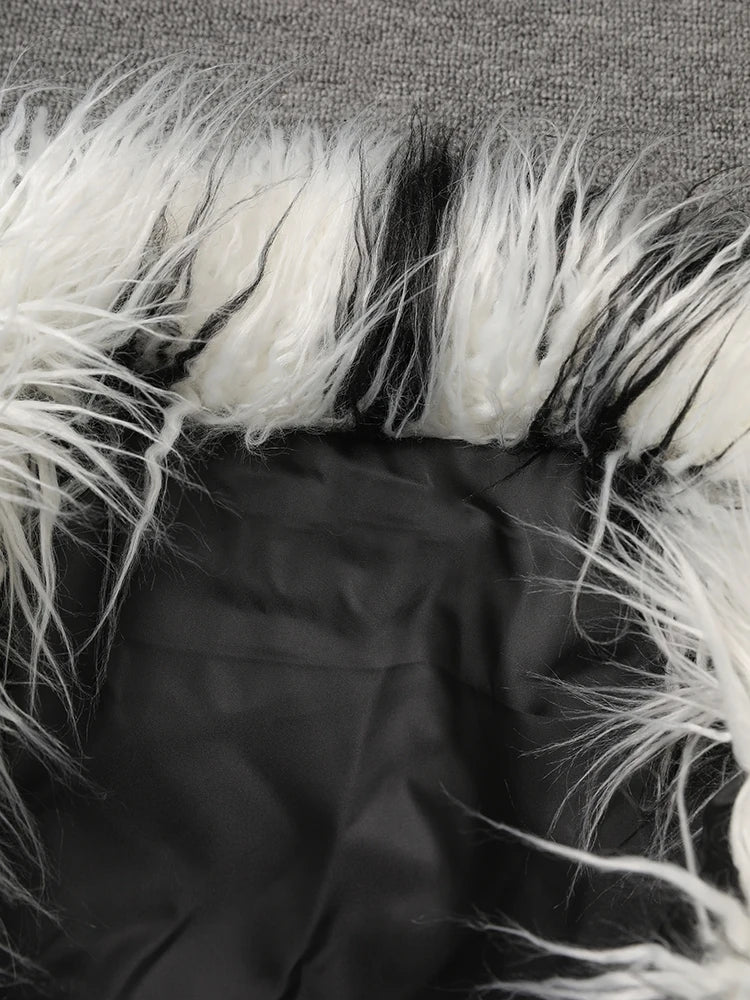 Multicoloured Yeti Coat