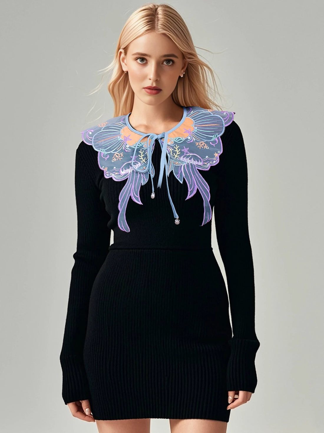 Butterfly Lace Up Collar - Festigal