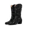 Sequin Cowgirl Boots