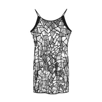 Shattered Glass Bodycon Dress - Festigal