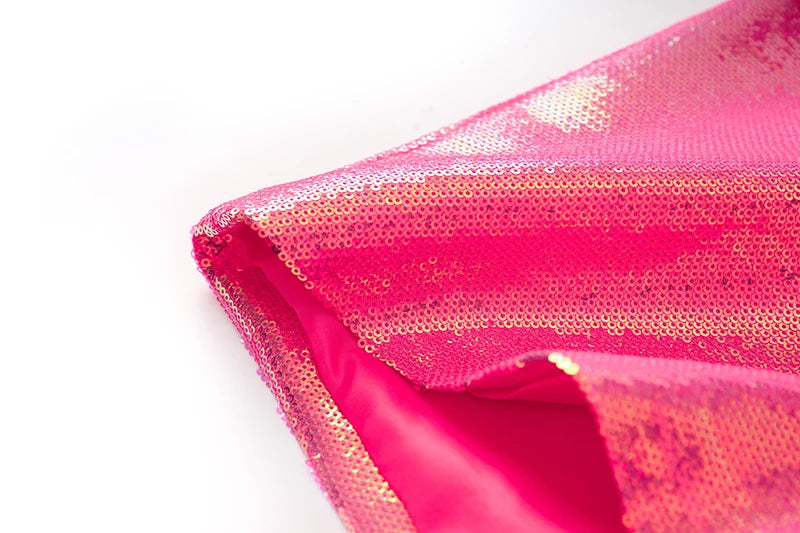 Glitter Sequinned Blazer Shorts Suit - Festigal