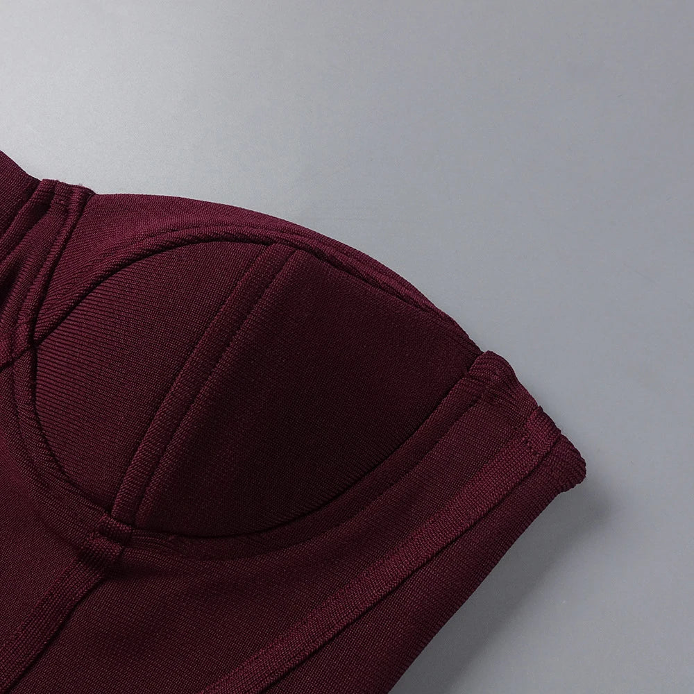 Gradient Top & Tassel Skirt Set - Festigal