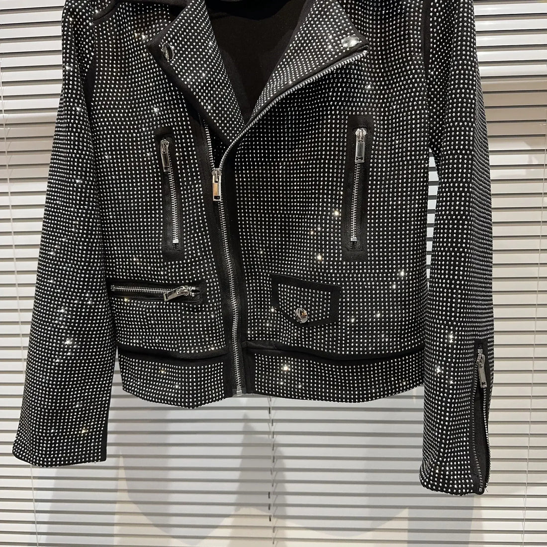 Sequin Biker Jacket - Festigal