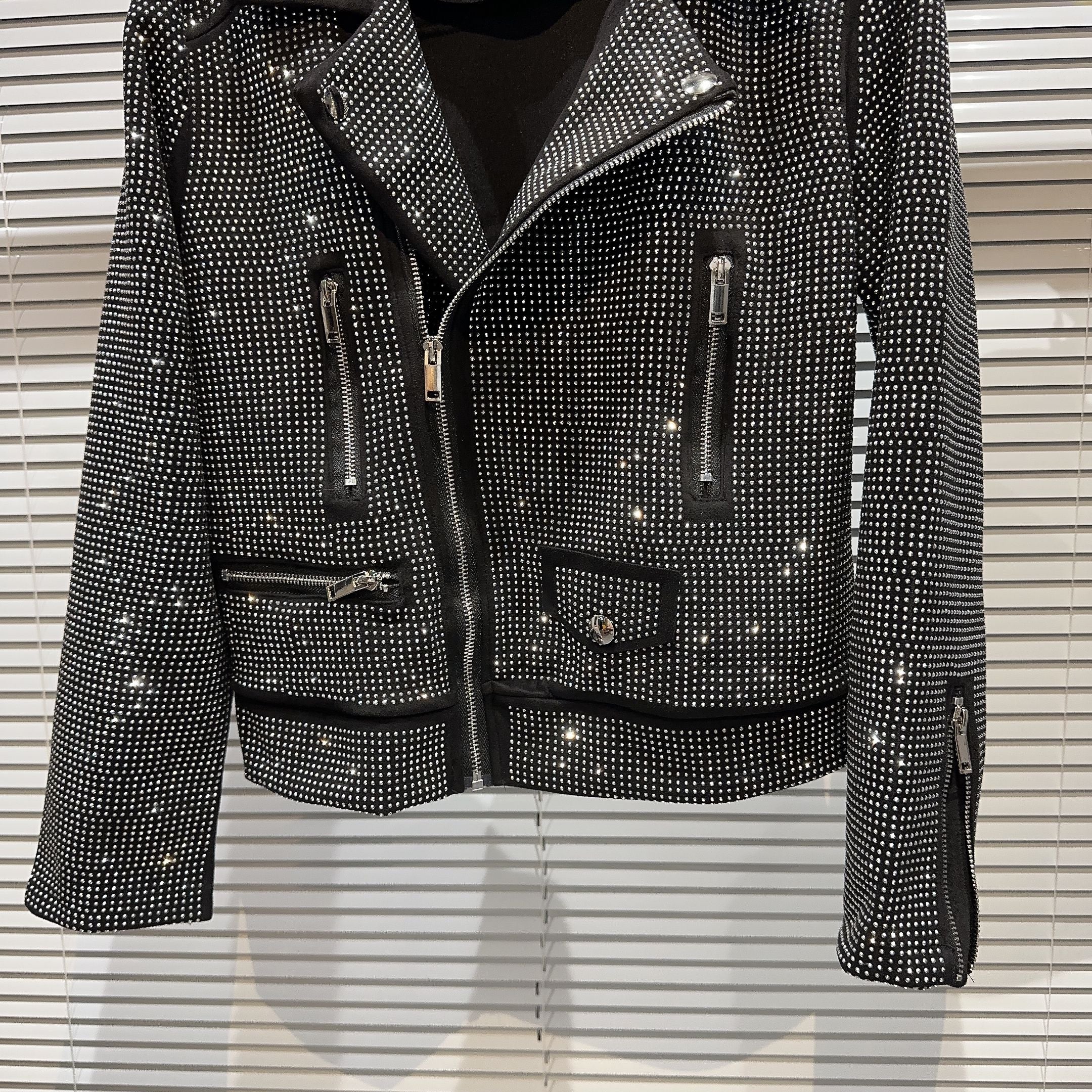 Sequin Biker Jacket - Festigal