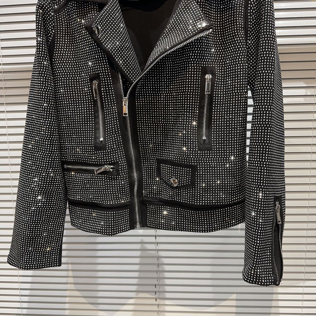 Sequin Biker Jacket - Festigal