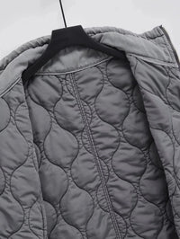 Grey Quilted Gilet