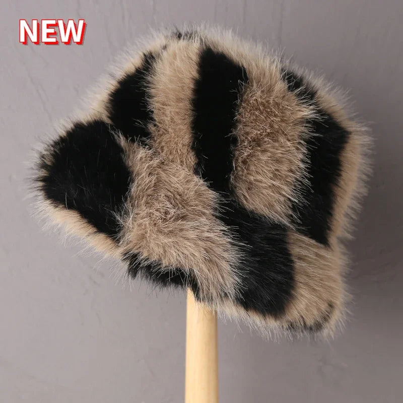 Faux Fur Bucket Hats - Festigal