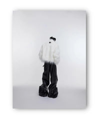 Men's Shaggy Faux Fur Jacket