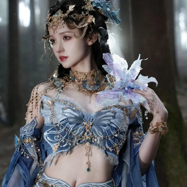 Fairy Cosplay Embroidered Dress