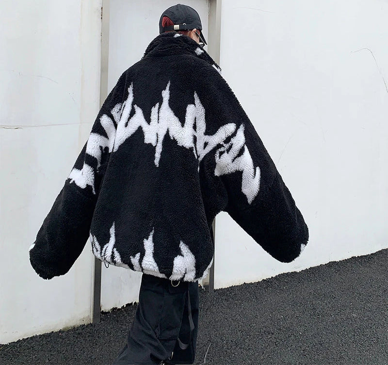 Men's Graffiti Fleeced Jacket - Festigal