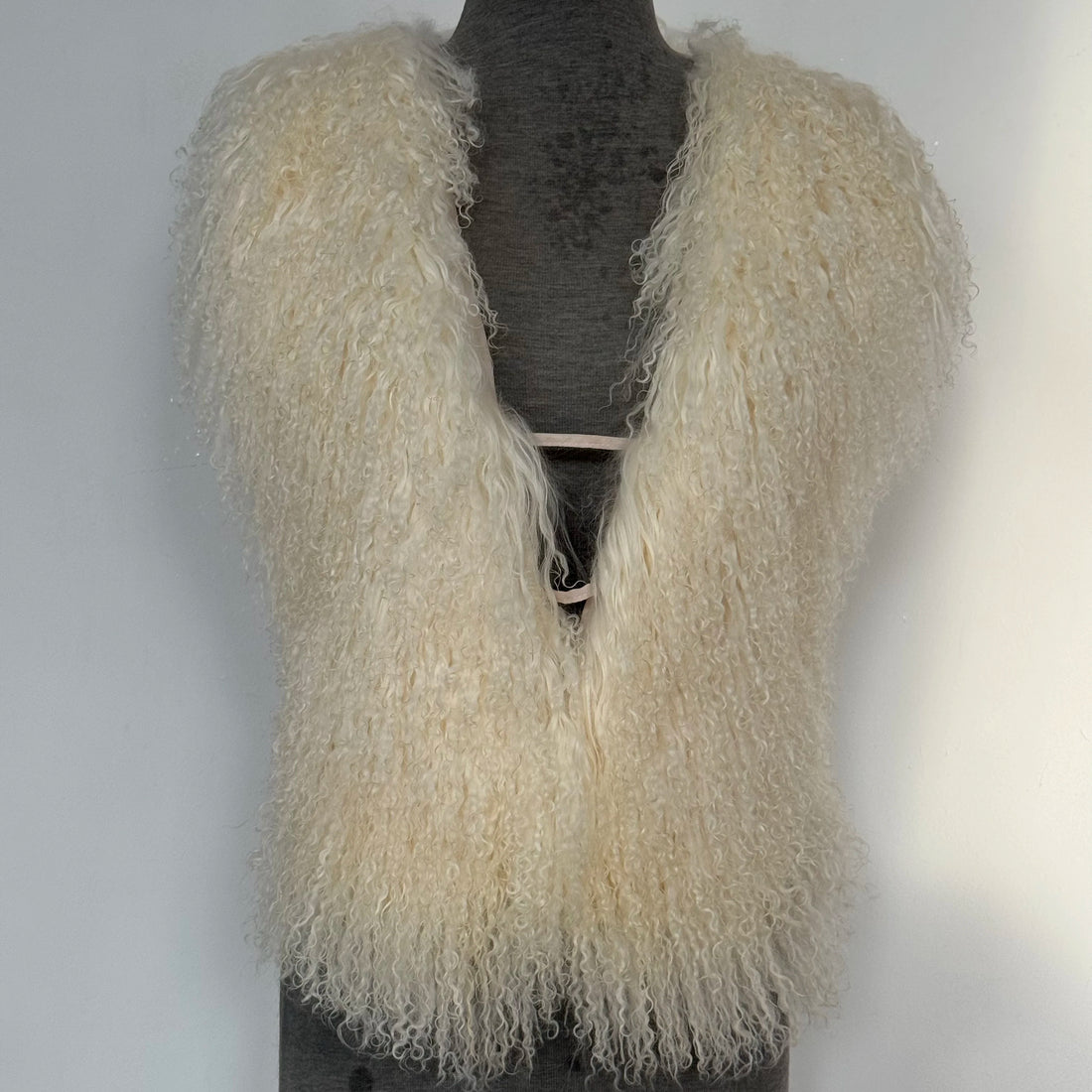 Mongolian Fur Halter Neck Top - Festigal