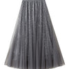 Sequin Mesh Midi Skirt - Festigal