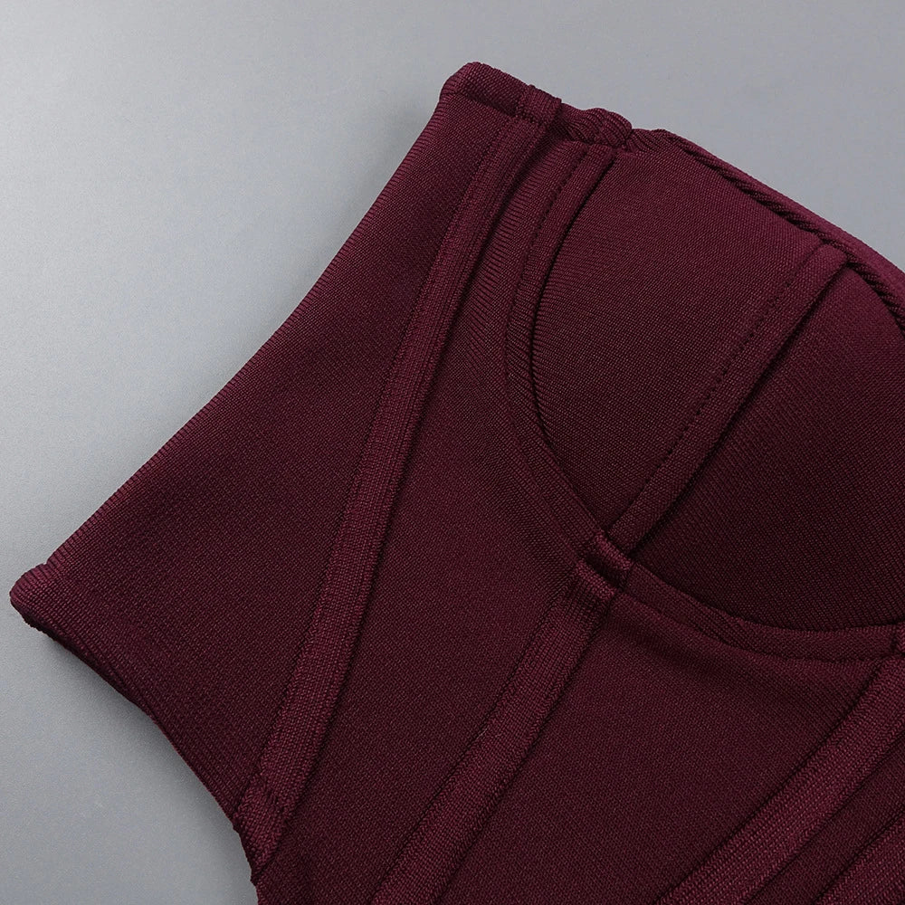 Gradient Top & Tassel Skirt Set - Festigal