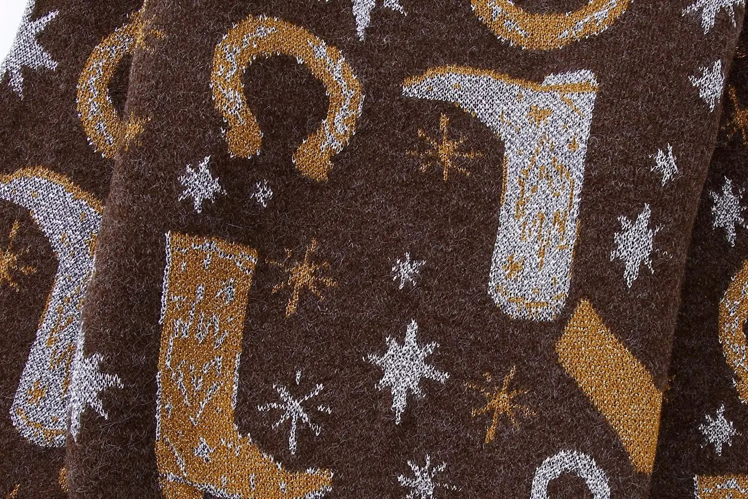 Cowgirl Metallic Knit Jumper - Festigal