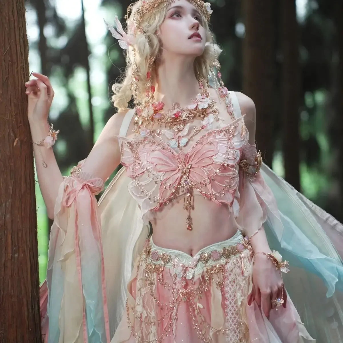 Fairy Cosplay Embroidered Dress