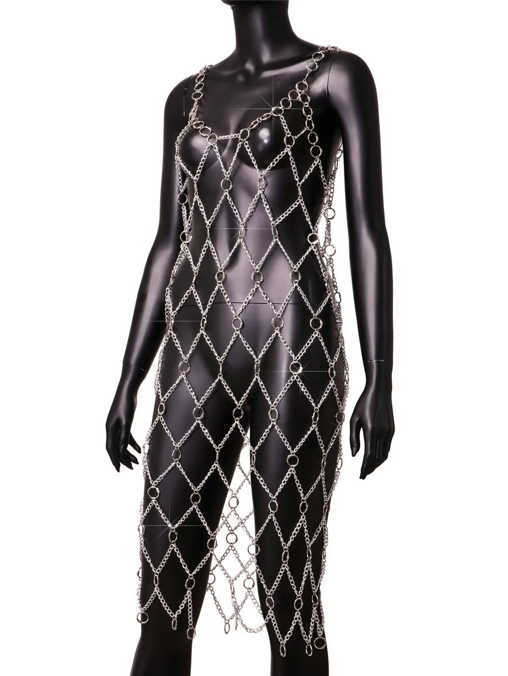 The Hollow Out Chain Dress - Festigal