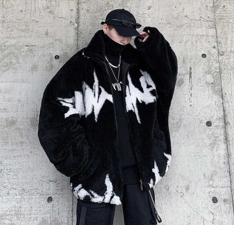 Men's Graffiti Fleeced Jacket - Festigal