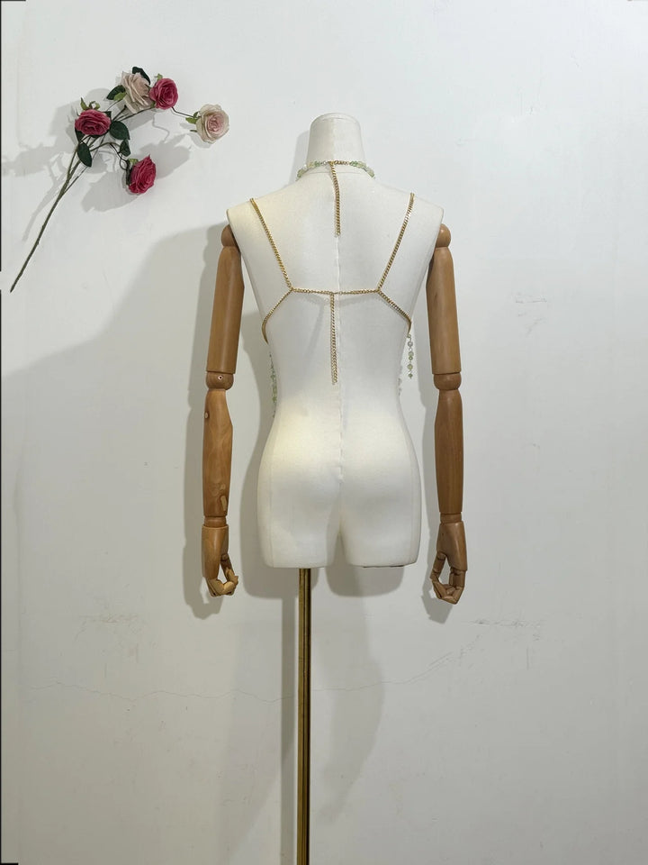 Beaded Halter Body Chain - Festigal