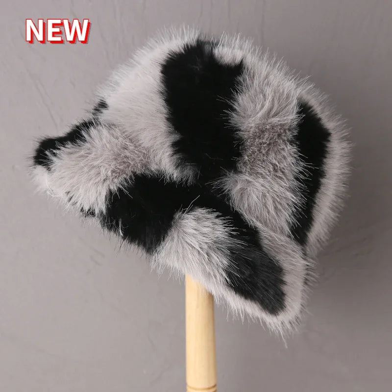 Faux Fur Bucket Hats - Festigal