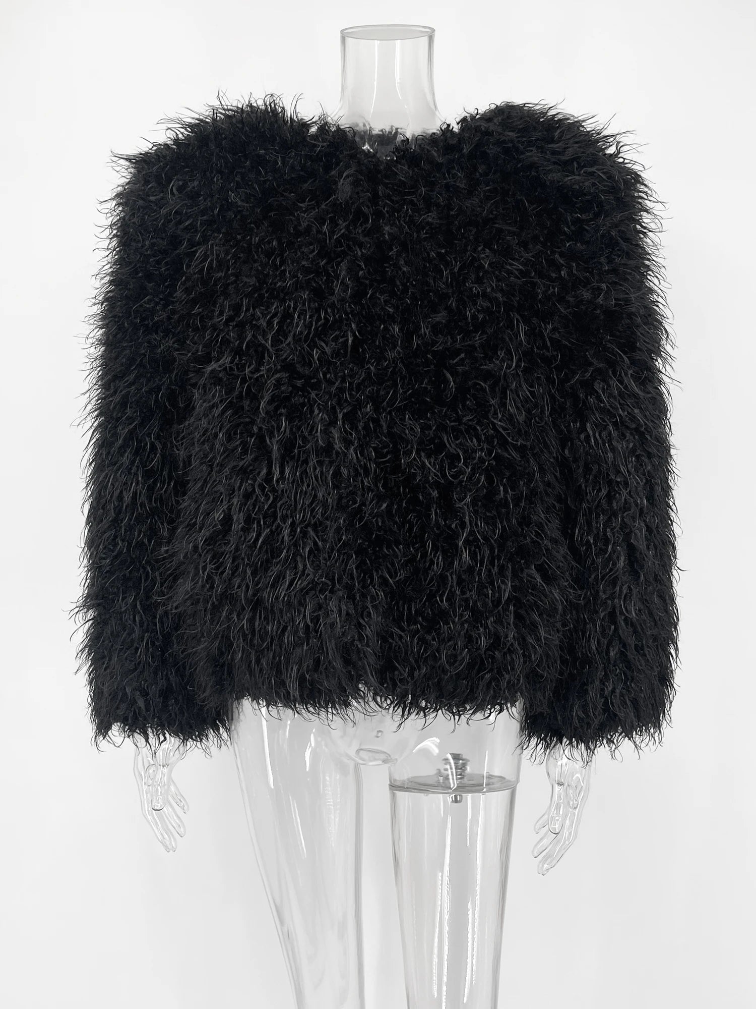 Shaggy Faux Fur Jacket - Festigal