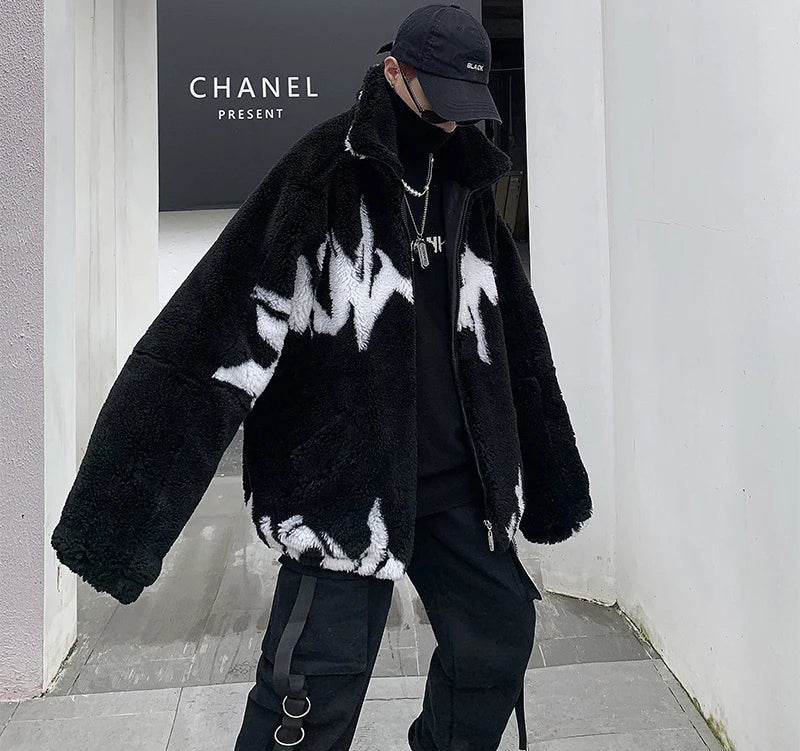 Men's Graffiti Fleeced Jacket - Festigal