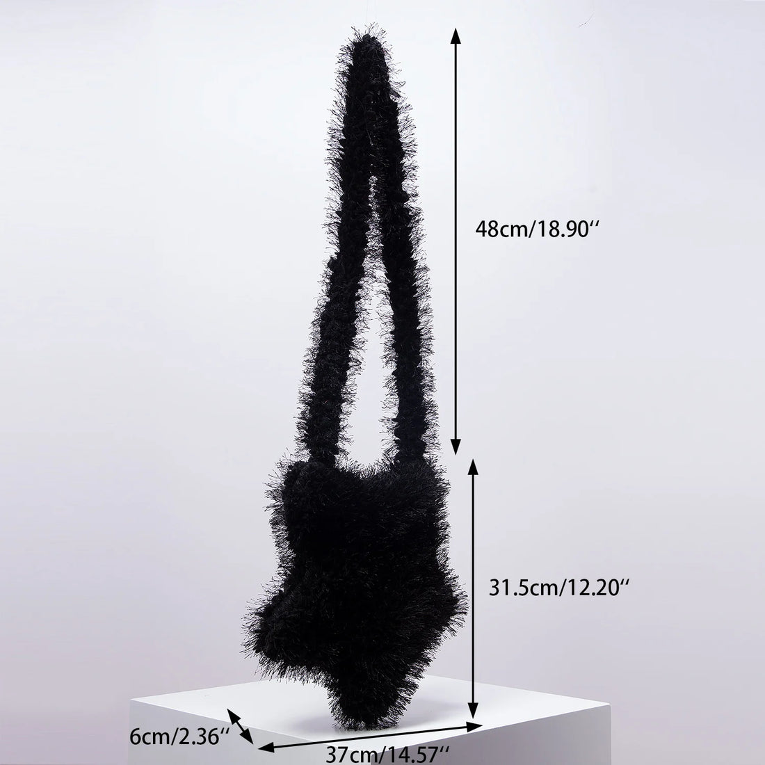 Faux Fur Star Crossbody Bag - Festigal