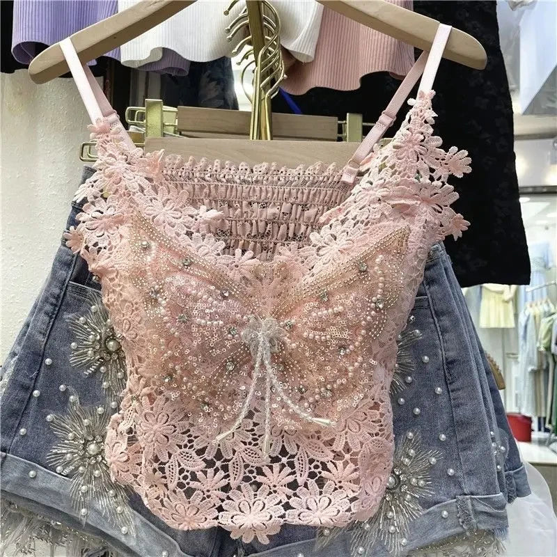 Lace Butterfly Top - Festigal