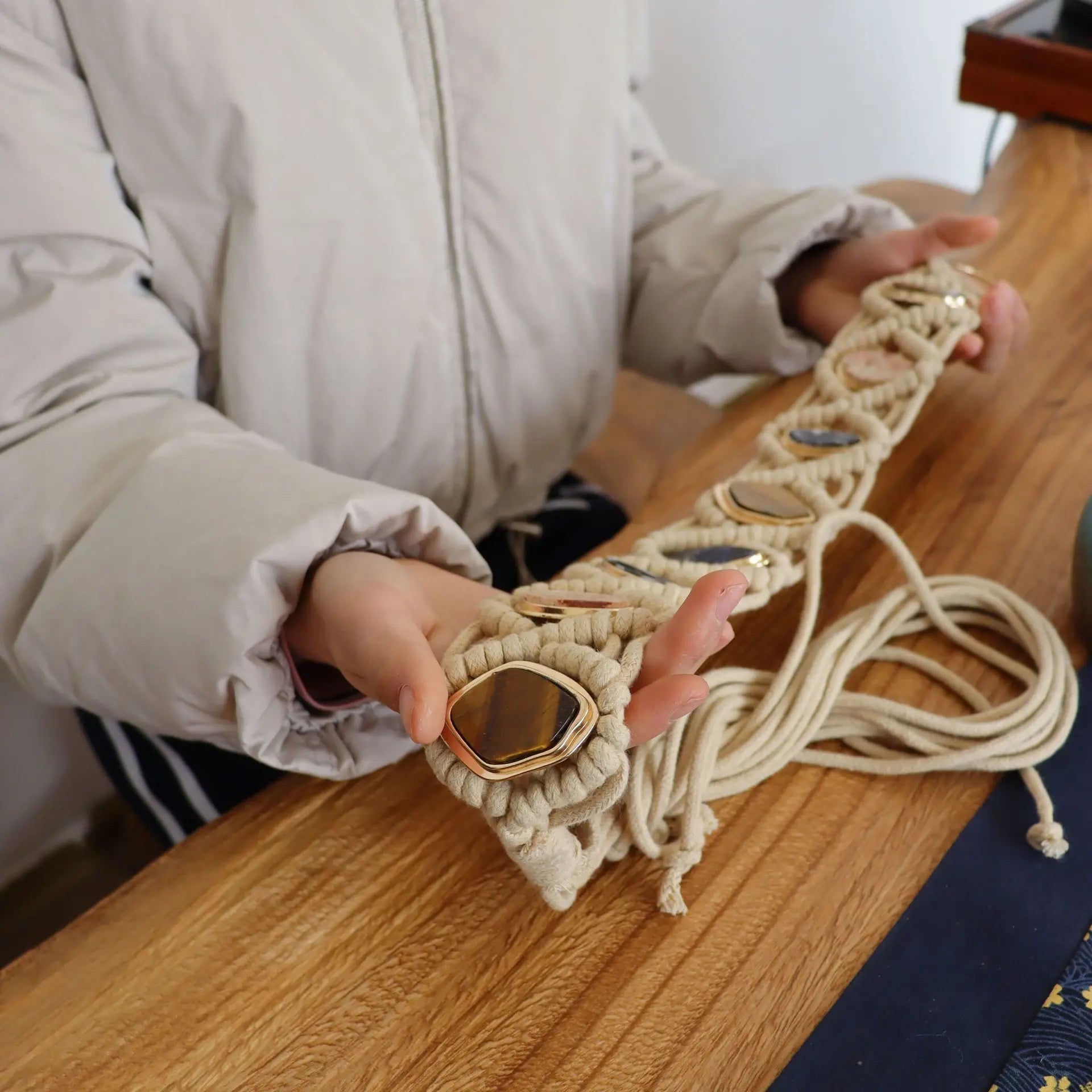 Boho Braided Tassel Belt - Festigal