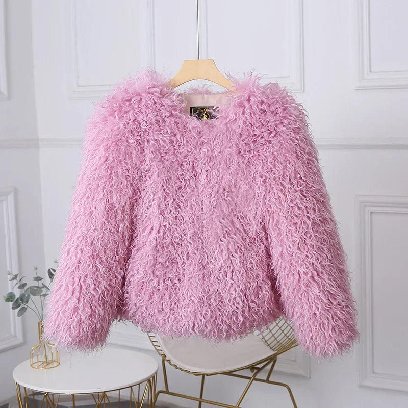 Shaggy Faux Fur Jacket - Festigal