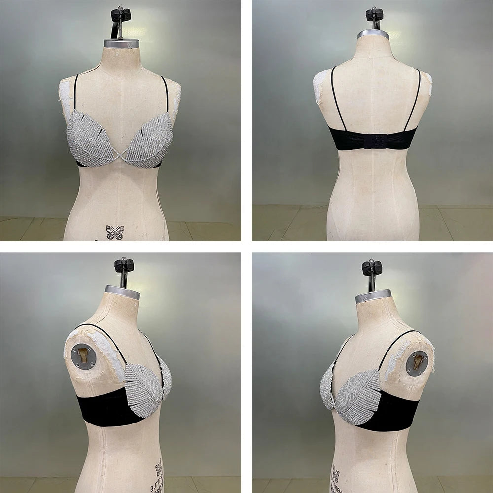 Sparkly Leaf Bra - Festigal