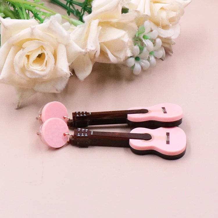 Acrylic Guitar Earrings - Festigal