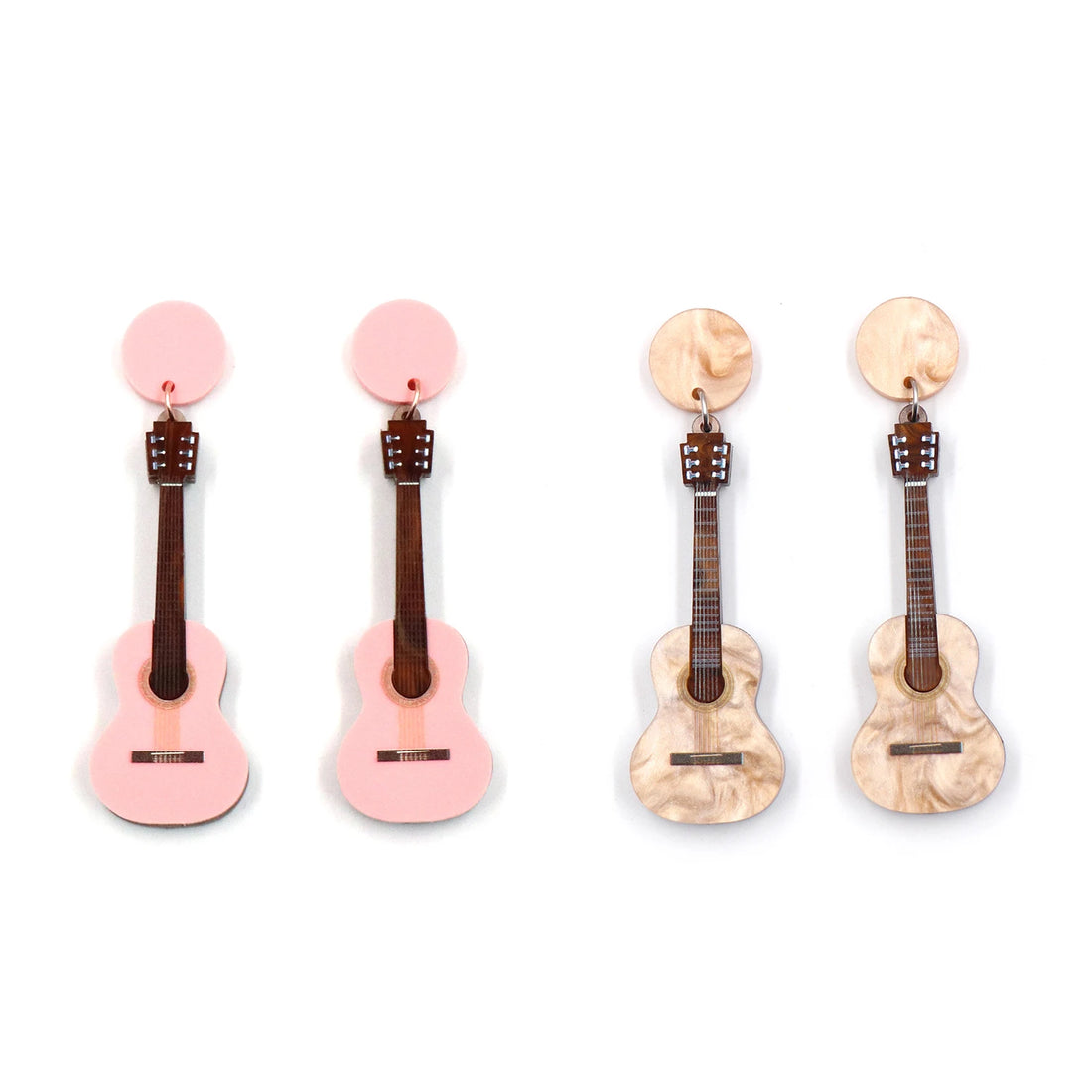 Acrylic Guitar Earrings - Festigal