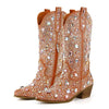 Crystal Embellished Cowgirl Boots