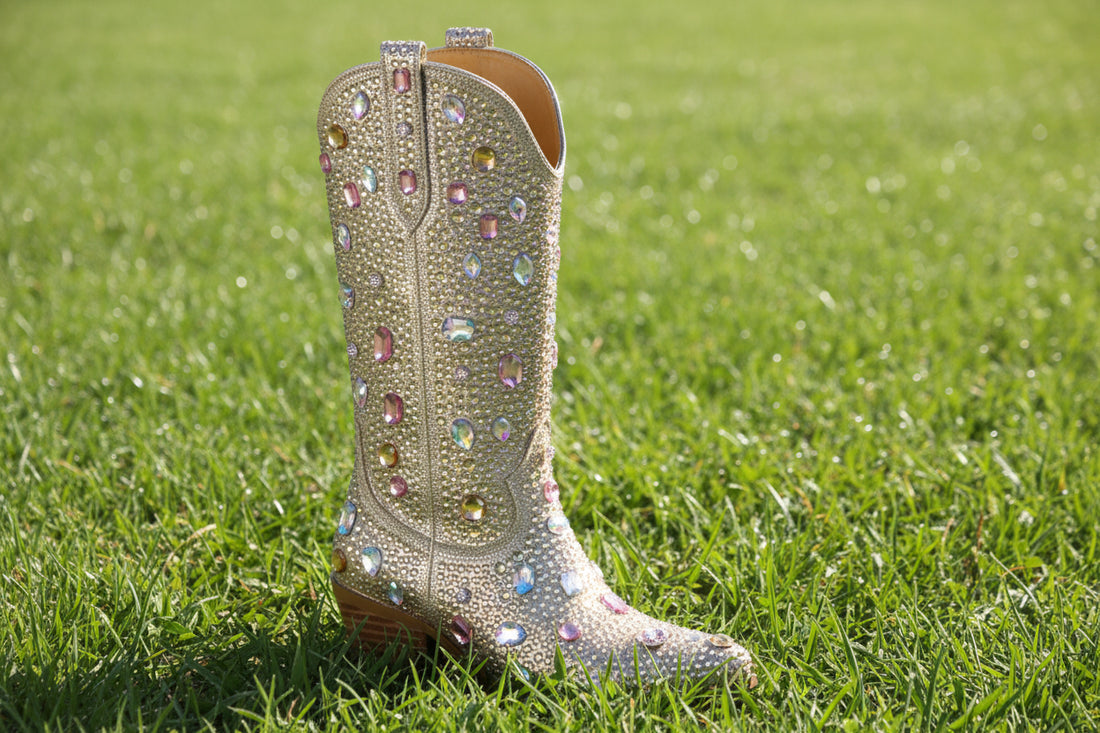 Crystal Embellished Cowgirl Boots