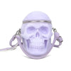 3D Velvet Skull Crossbody Bag