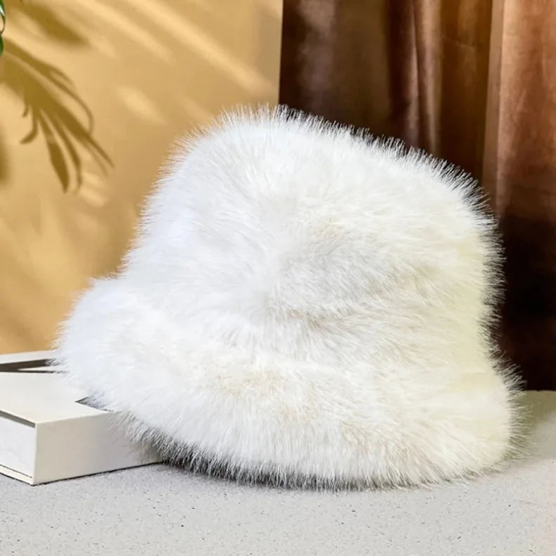 Faux Fur Bucket Hats - Festigal