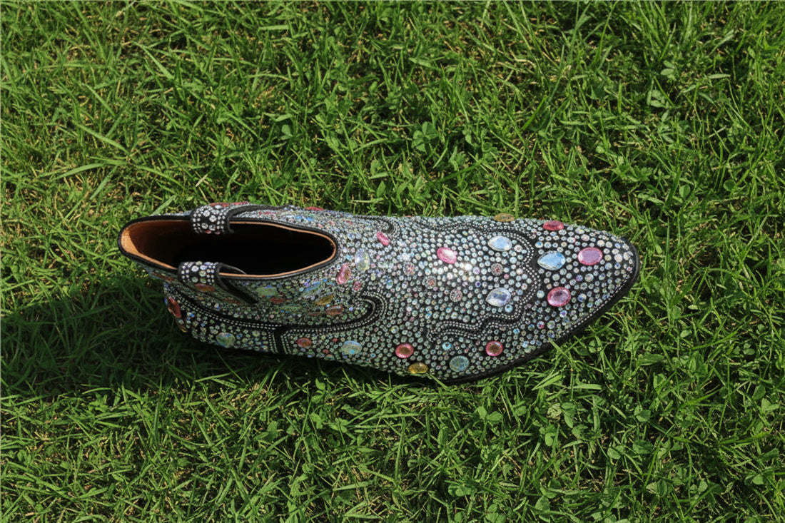 Crystal Embellished Cowgirl Boots