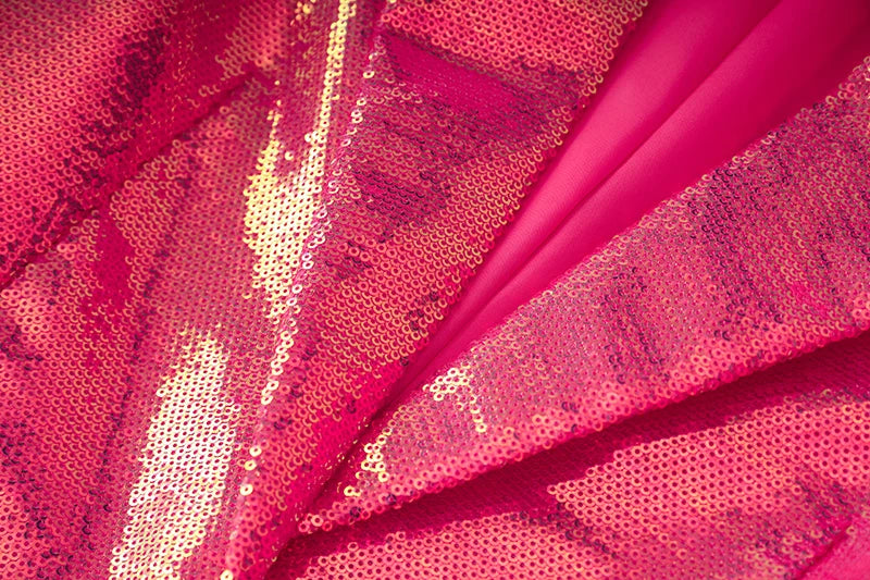 Glitter Sequinned Blazer Shorts Suit - Festigal