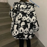 Panda Puffer Jacket