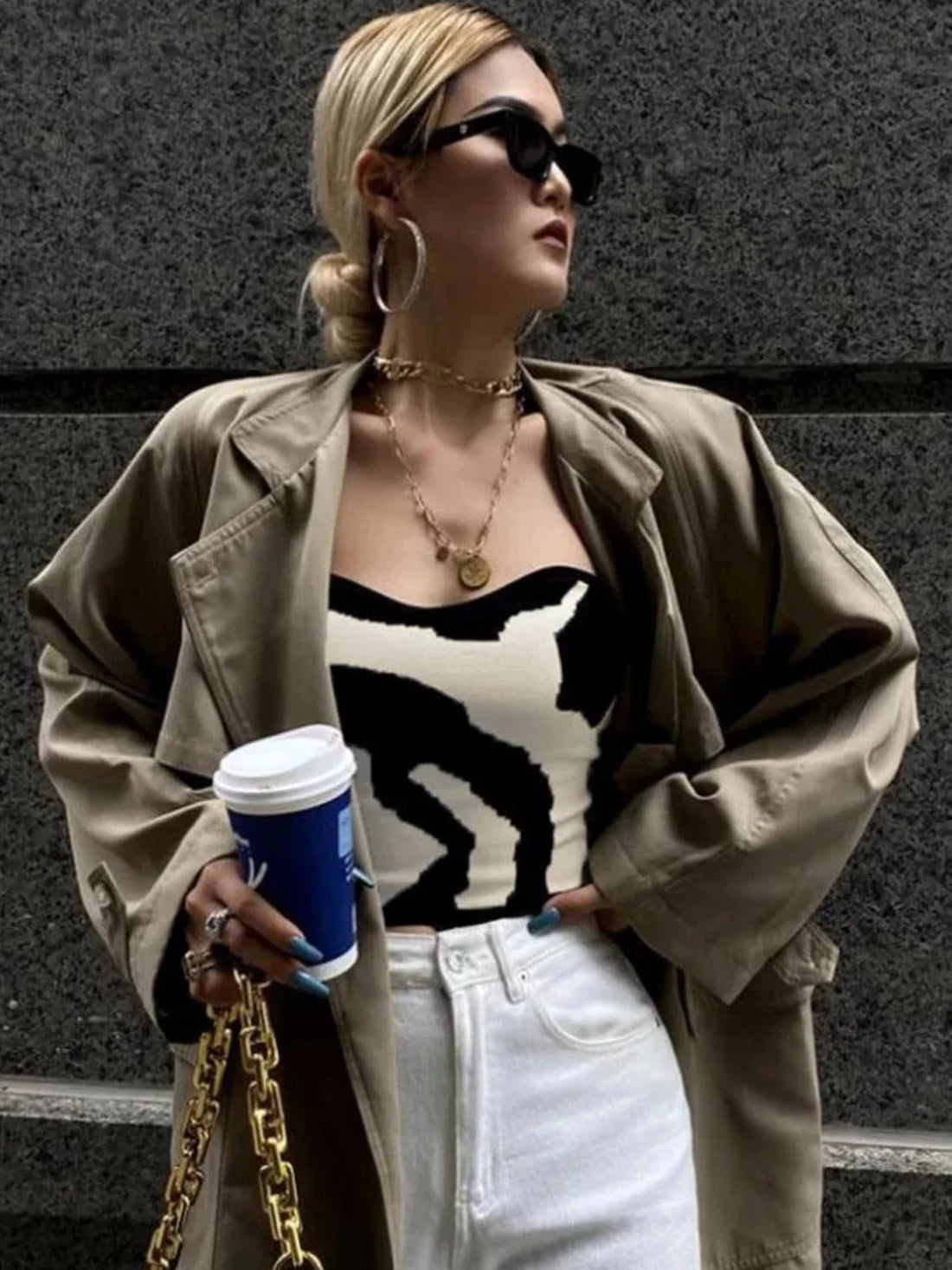 Bustier Zebra Tube Top - Festigal