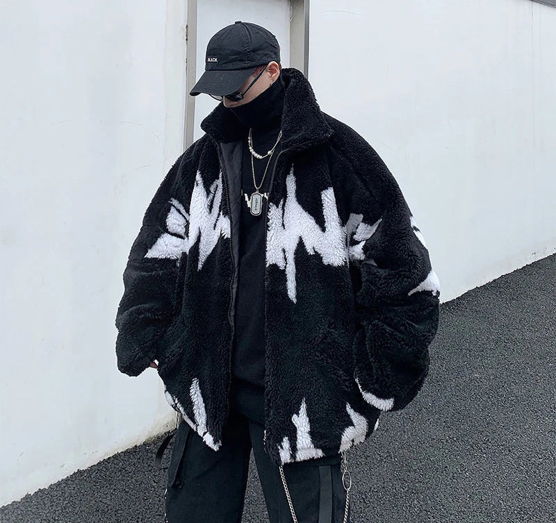 Men's Graffiti Fleeced Jacket - Festigal