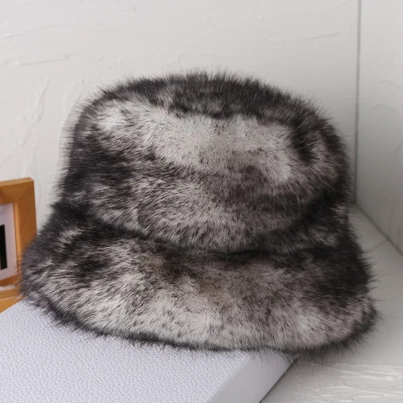 Faux Fur Bucket Hats - Festigal