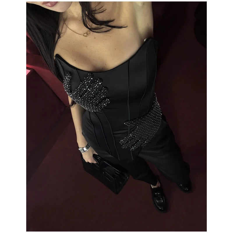 Hands Satin Corset