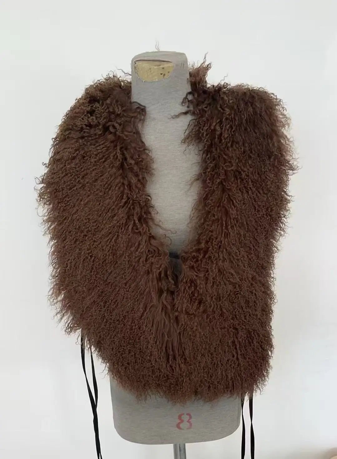 Mongolian Fur Halter Neck Top - Festigal
