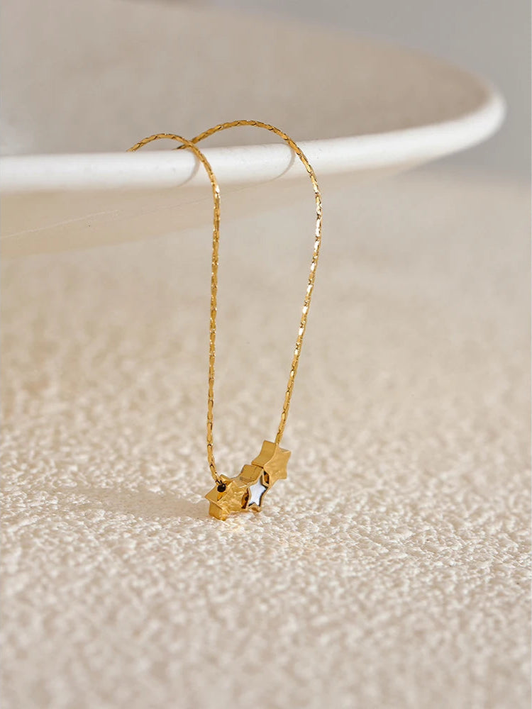 Trio Of Stars Necklace - Festigal