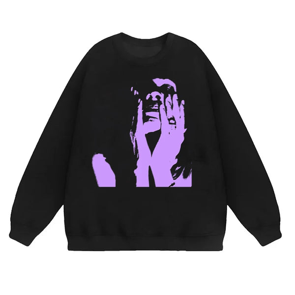 Grunge Abstract Face Jumper